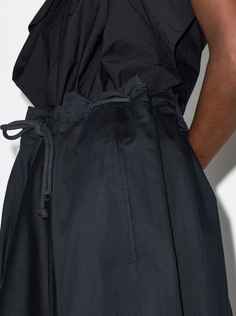 Ruffle-embellished Midi Skirt