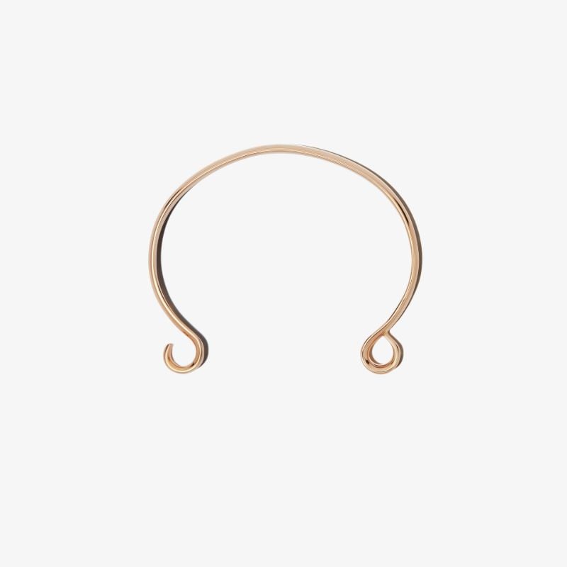 14k Yellow Gold Hard Hook Bracelet