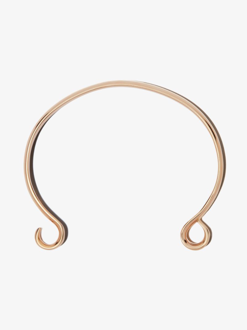 14k Yellow Gold Hard Hook Bracelet