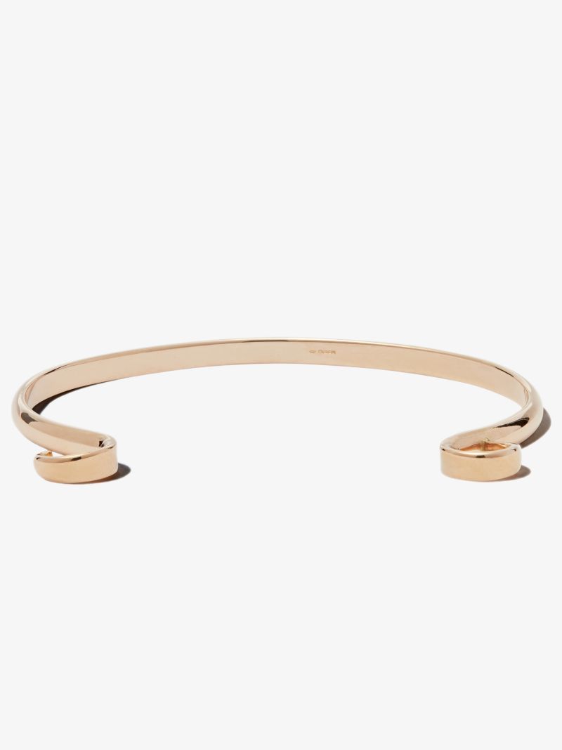 14k Yellow Gold Hard Hook Bracelet