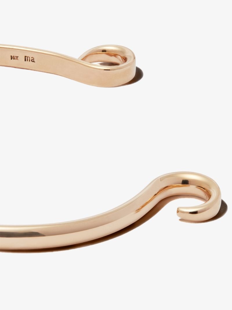 14k Yellow Gold Hard Hook Bracelet