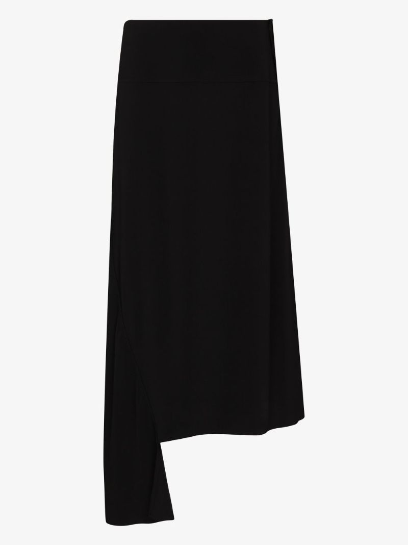 Asymmetric High Waist Skirt
