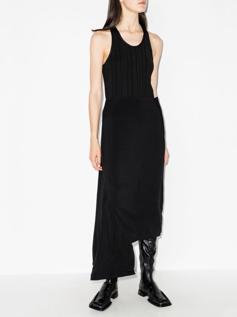 Asymmetric High Waist Skirt
