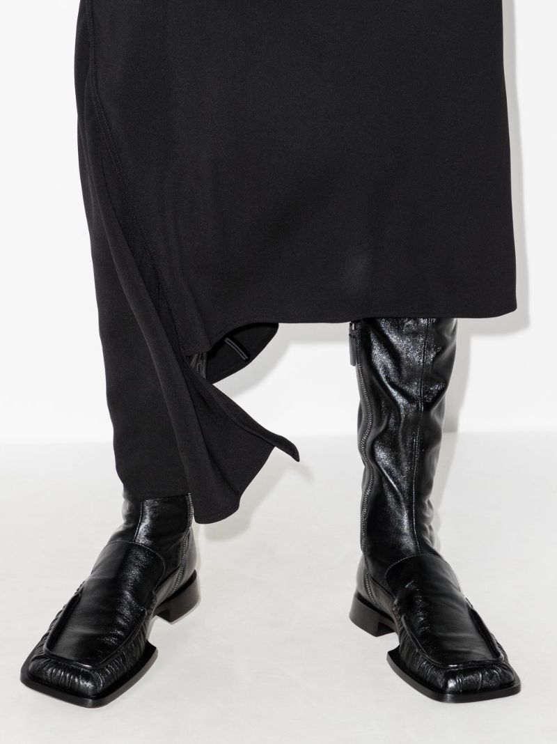 Asymmetric High Waist Skirt