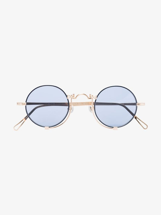 Silver Tone Round Sunglasses