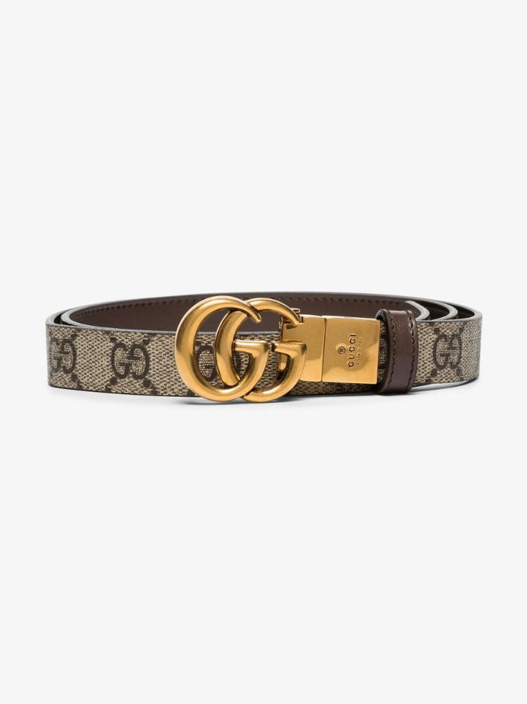 Brown Marmont Gg Reversible Belt