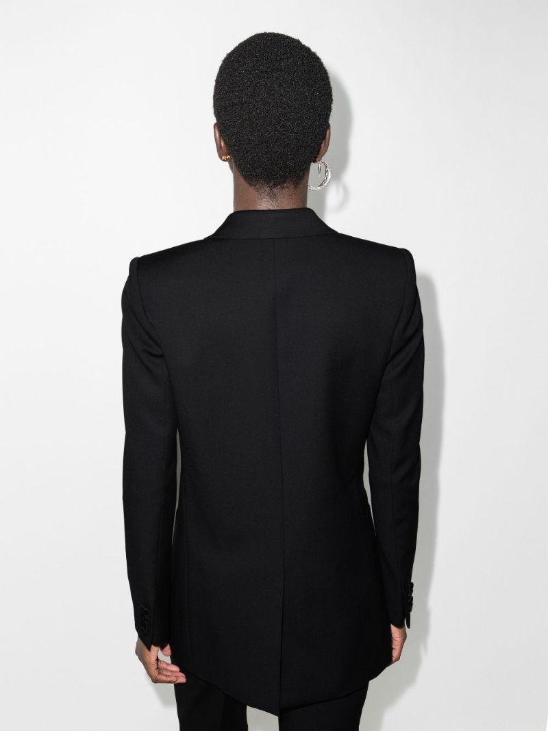 Black Double-breasted Blazer