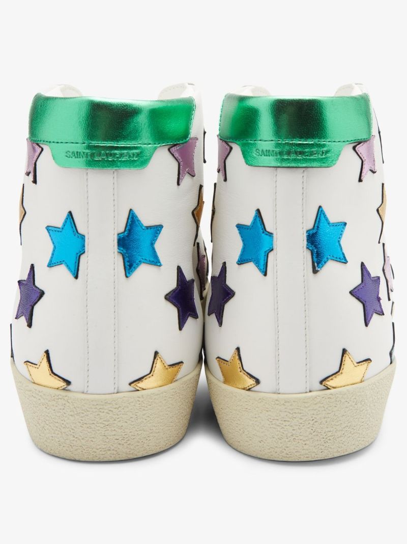 White California Court Classic Sl06 High Top Sneakers