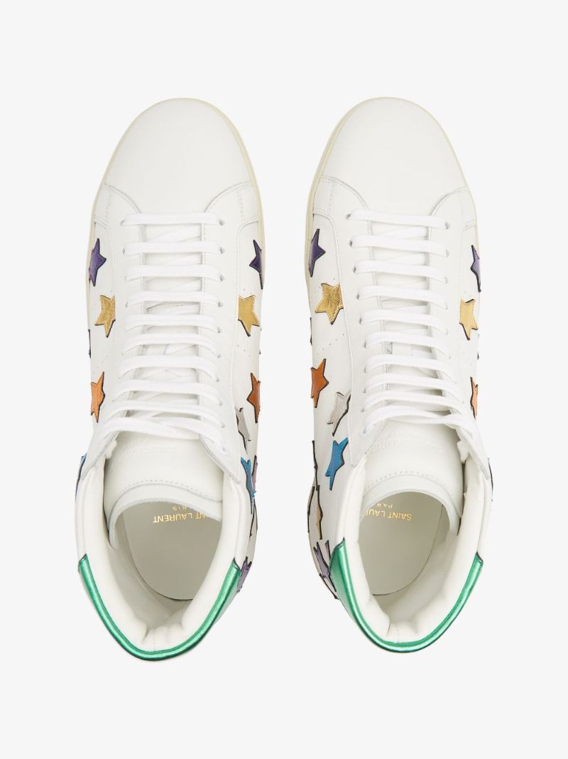 White California Court Classic Sl06 High Top Sneakers