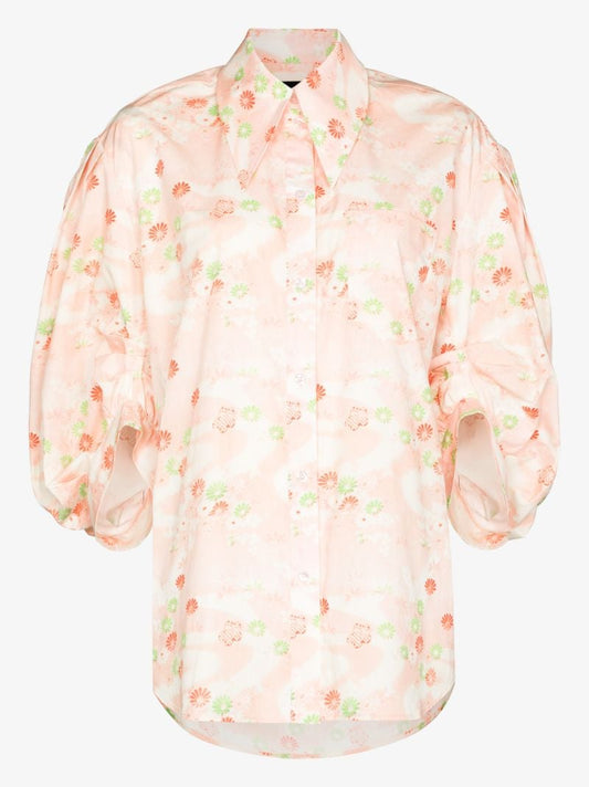 Floral Puff Sleeve Shirt