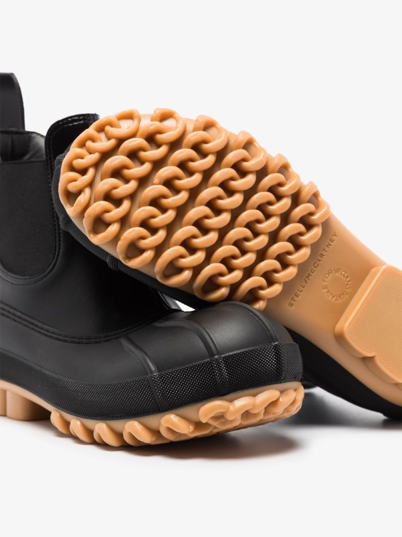 Black Duck City Rubber Chelsea Boots