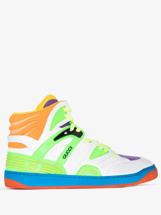 Multicoloured Basket High Top Sneakers