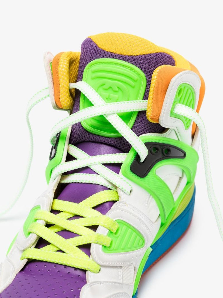 Multicoloured Basket High Top Sneakers