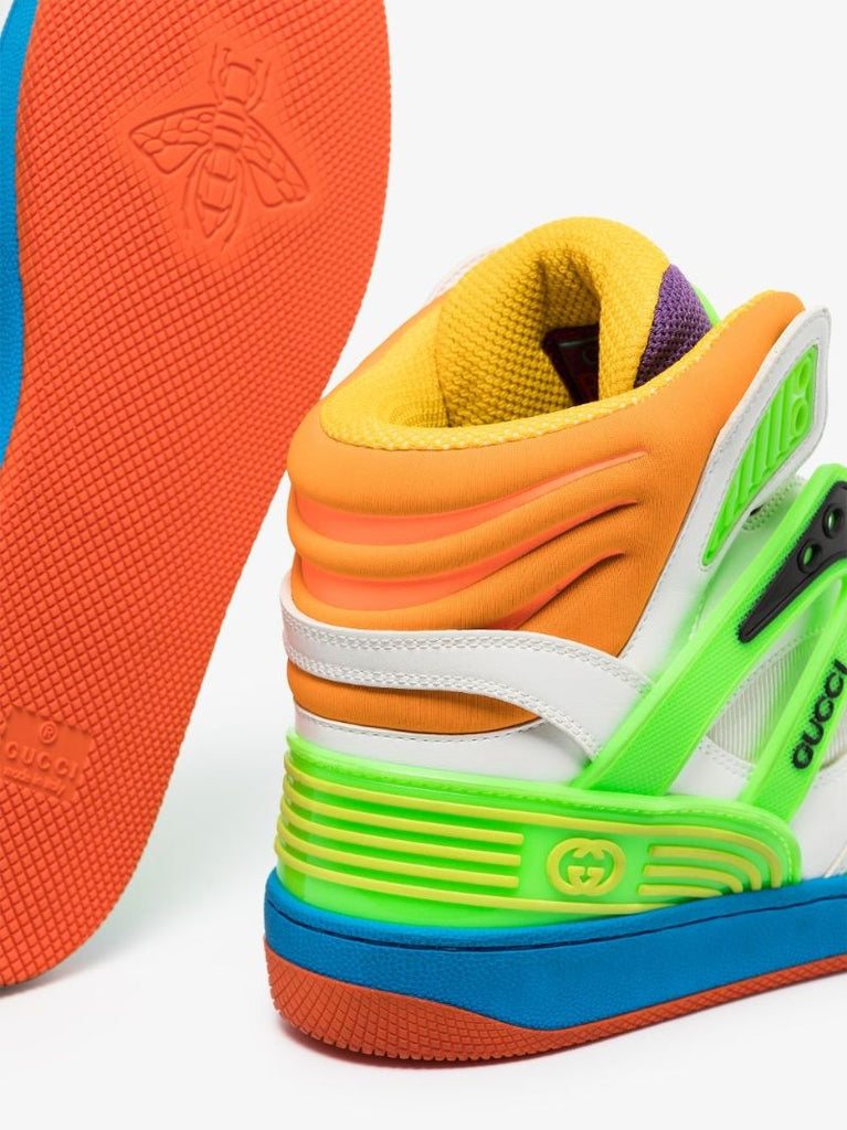 Multicoloured Basket High Top Sneakers