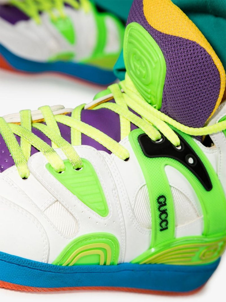 Multicoloured Basket High Top Sneakers
