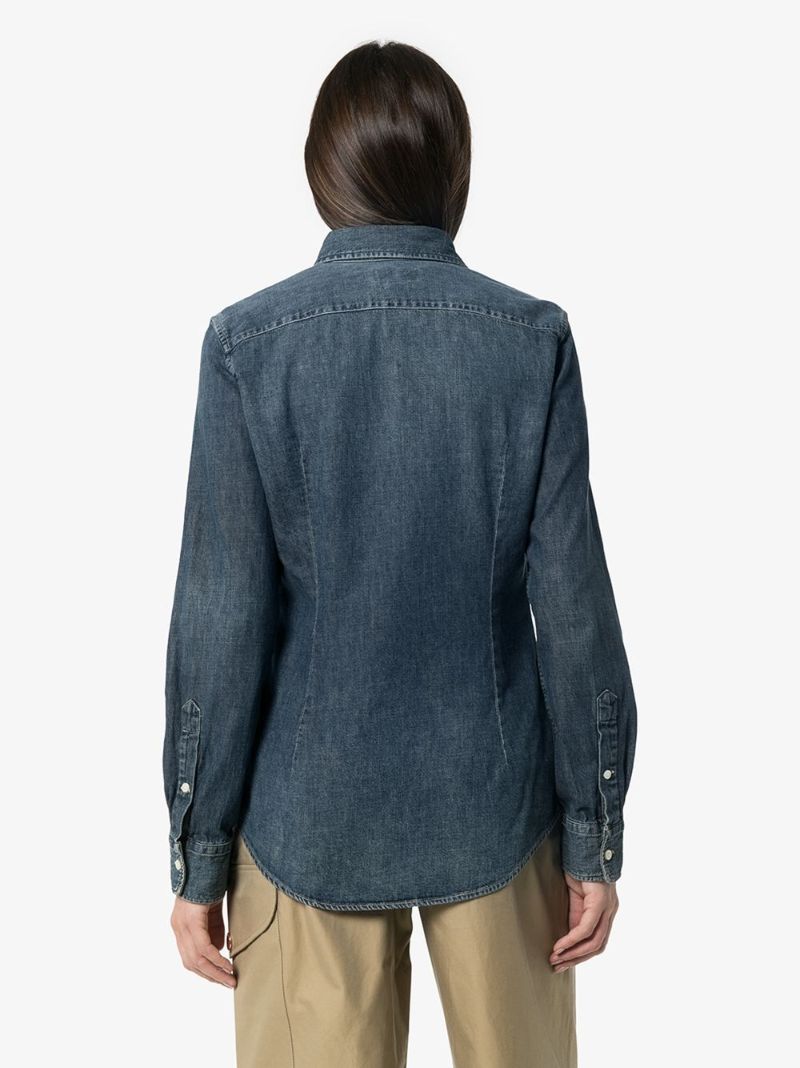 Blue Polo Pony Denim Shirt