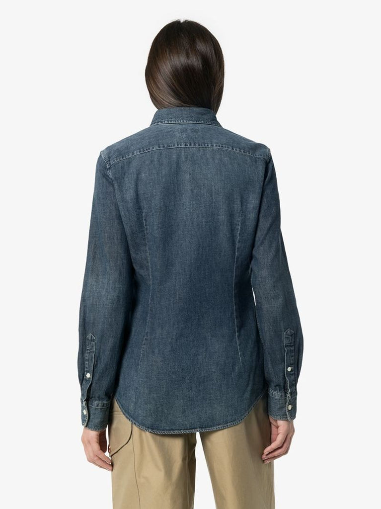 Blue Polo Pony Denim Shirt