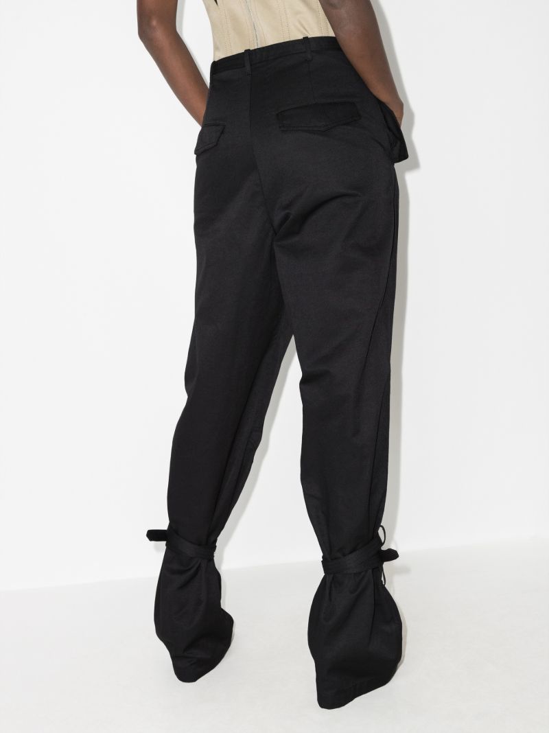 Buckled Wide Leg Trousers