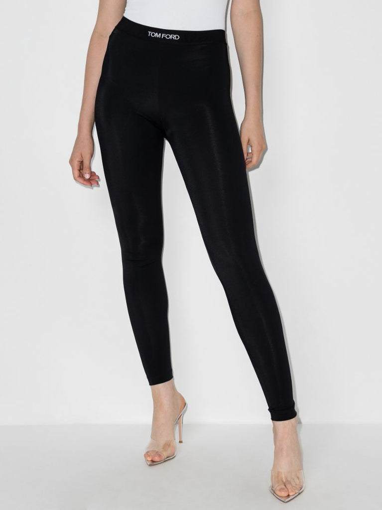 Logo High Waist Leggings