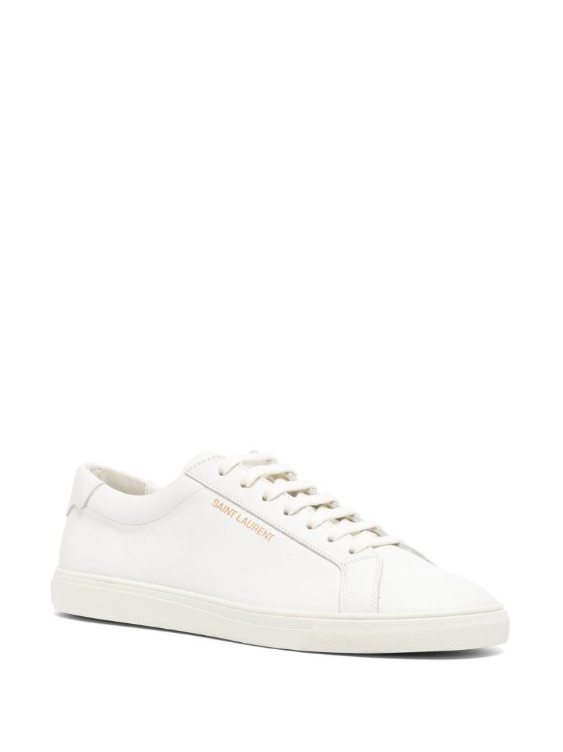 White Andy Leather Sneakers