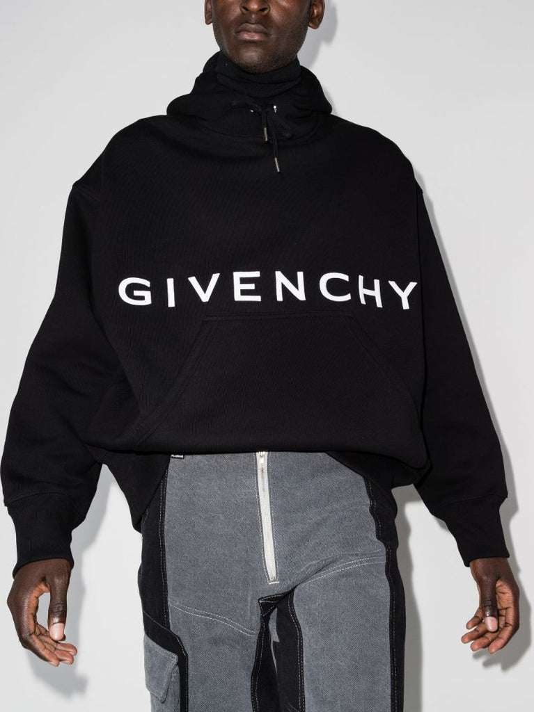 Oversized Logo Print Hoodie