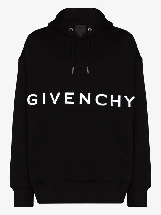 Oversized Logo Print Hoodie
