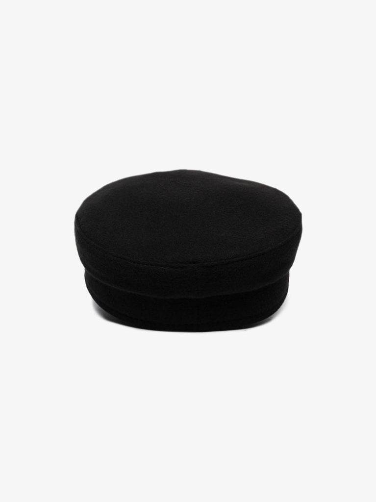 Black Safety Pin Baker Boy Hat