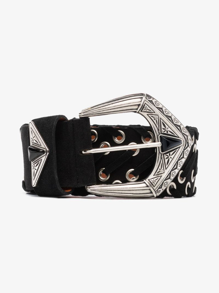 Black Suede Belt
