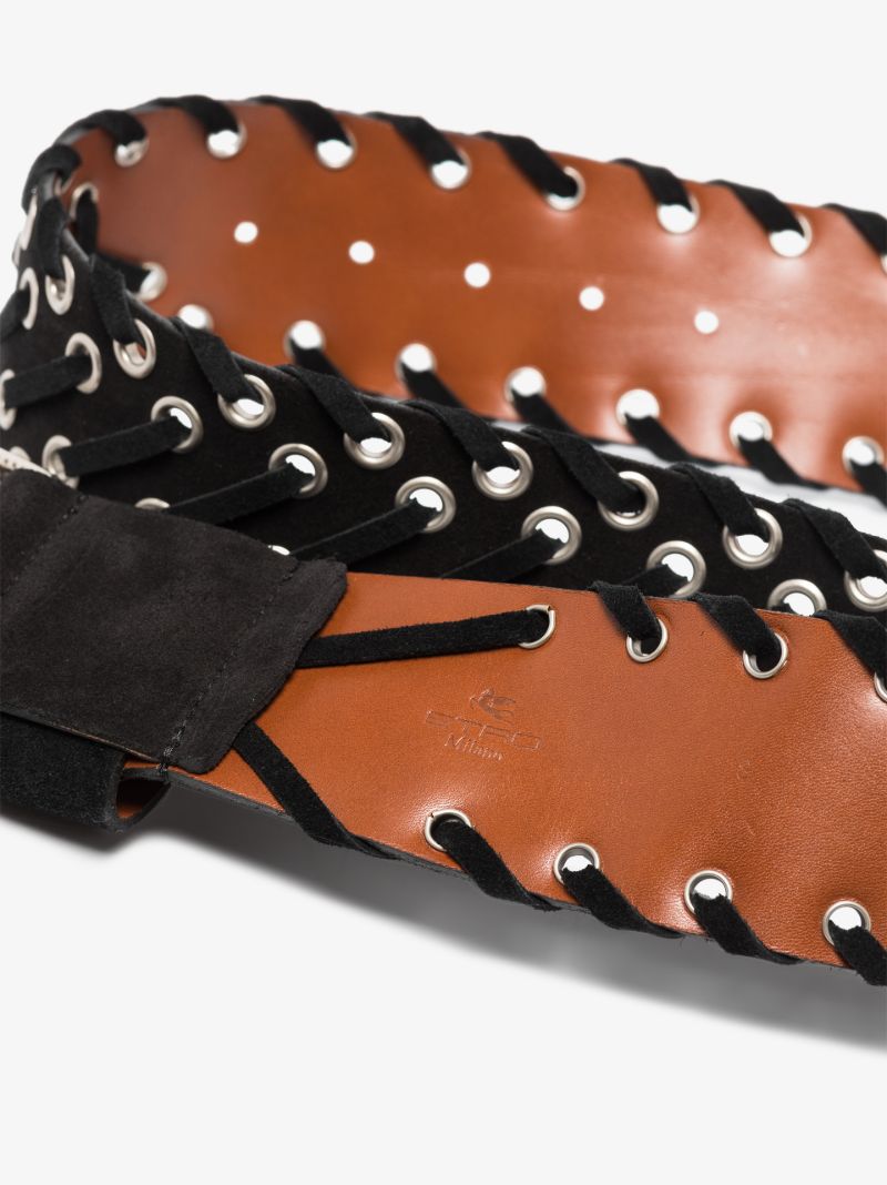 Black Suede Belt