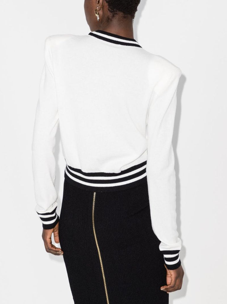 Cropped Logo Sweater