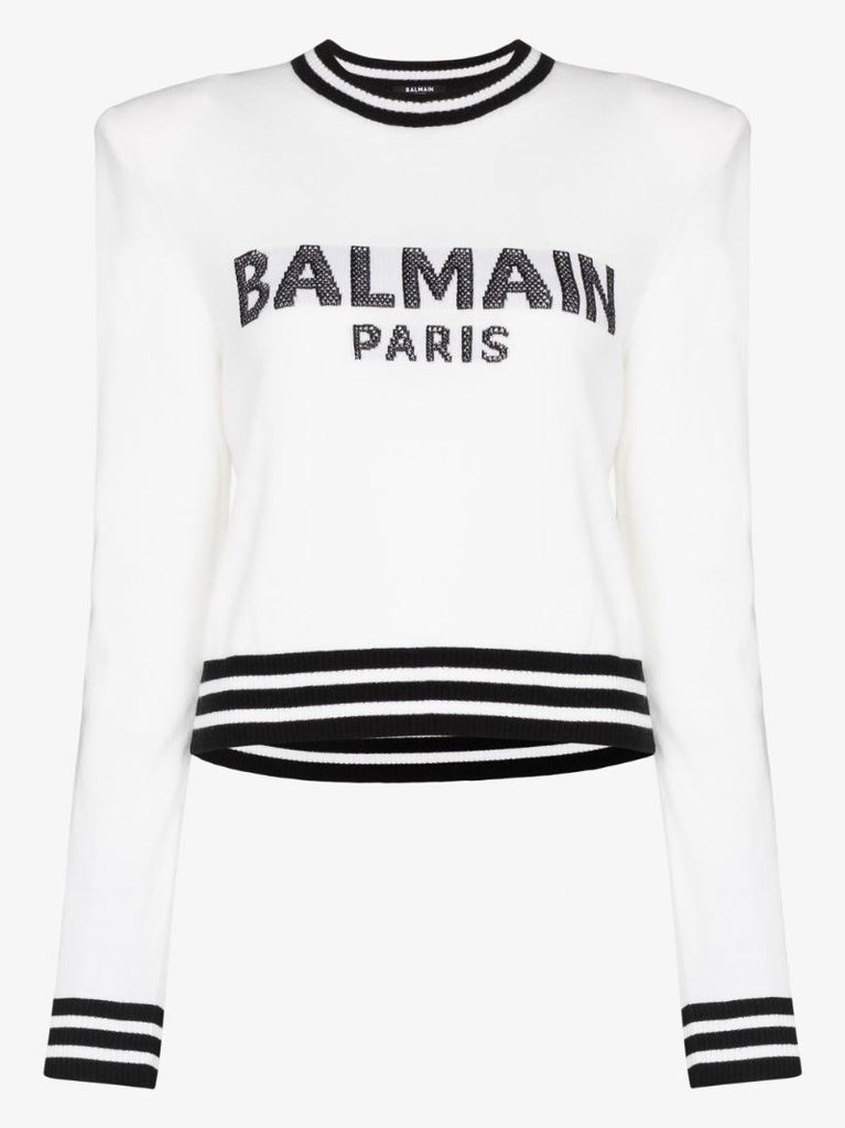 Cropped Logo Sweater