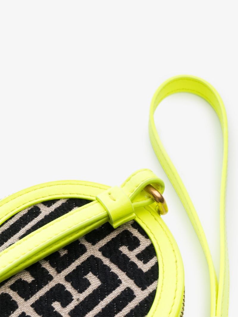 Neutral Monogram Jacquard Coin Purse
