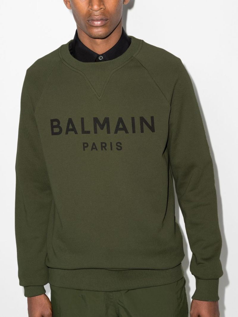 Paris Logo Cotton Sweatshirt