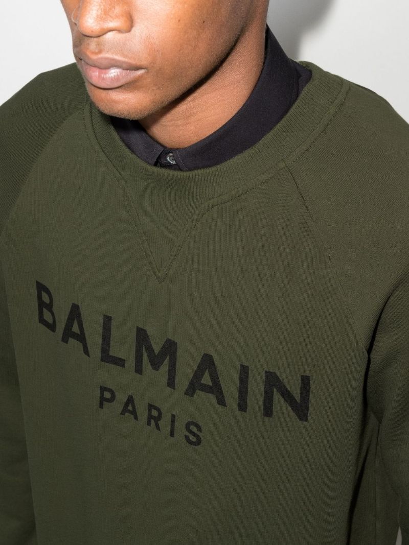 Paris Logo Cotton Sweatshirt