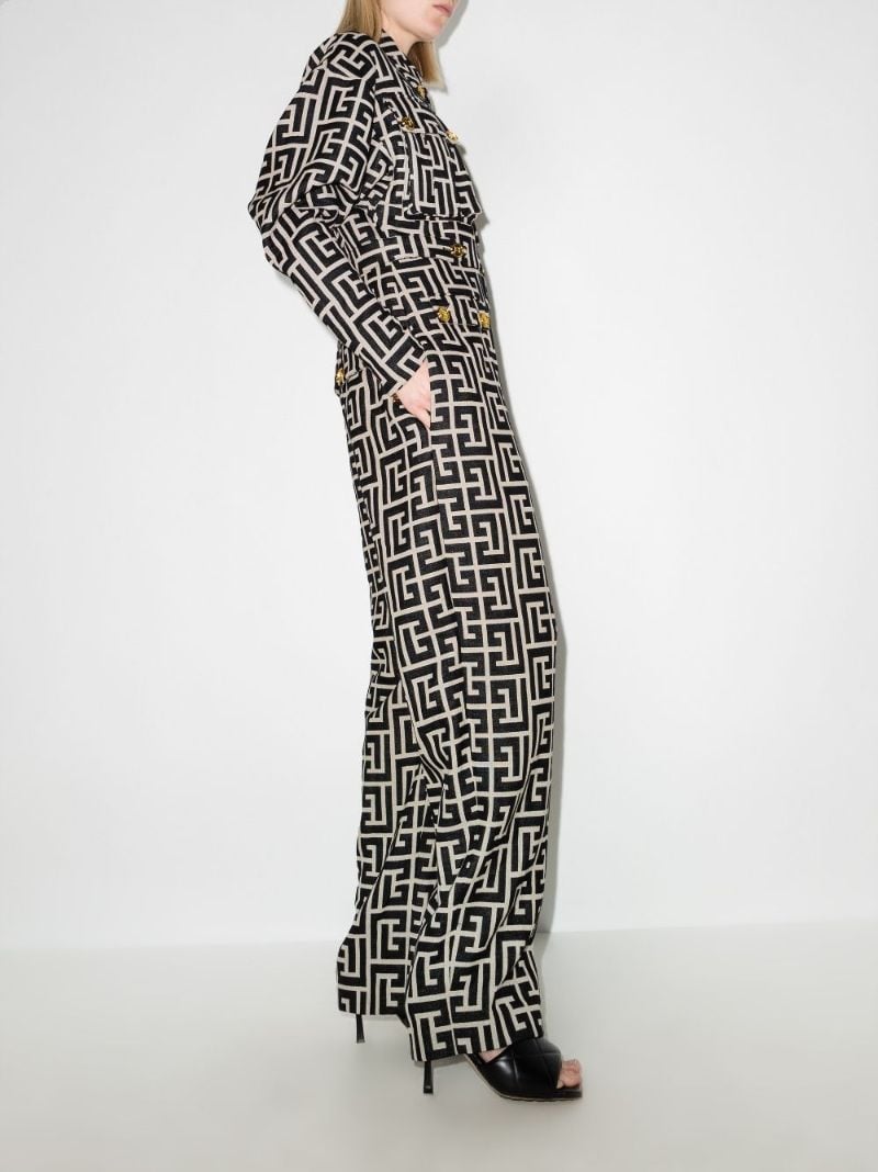 Monogram Wool Jumpsuit