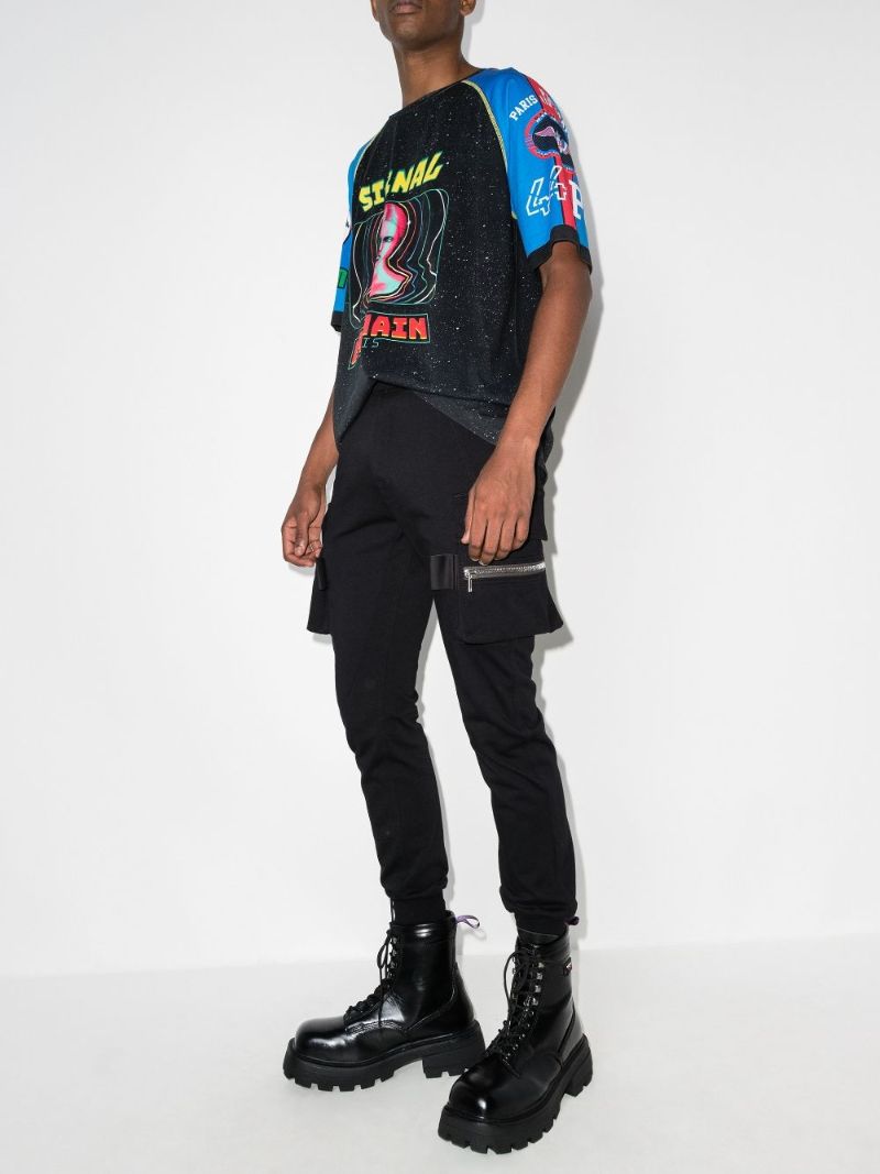 Spacial Print Cotton T-shirt