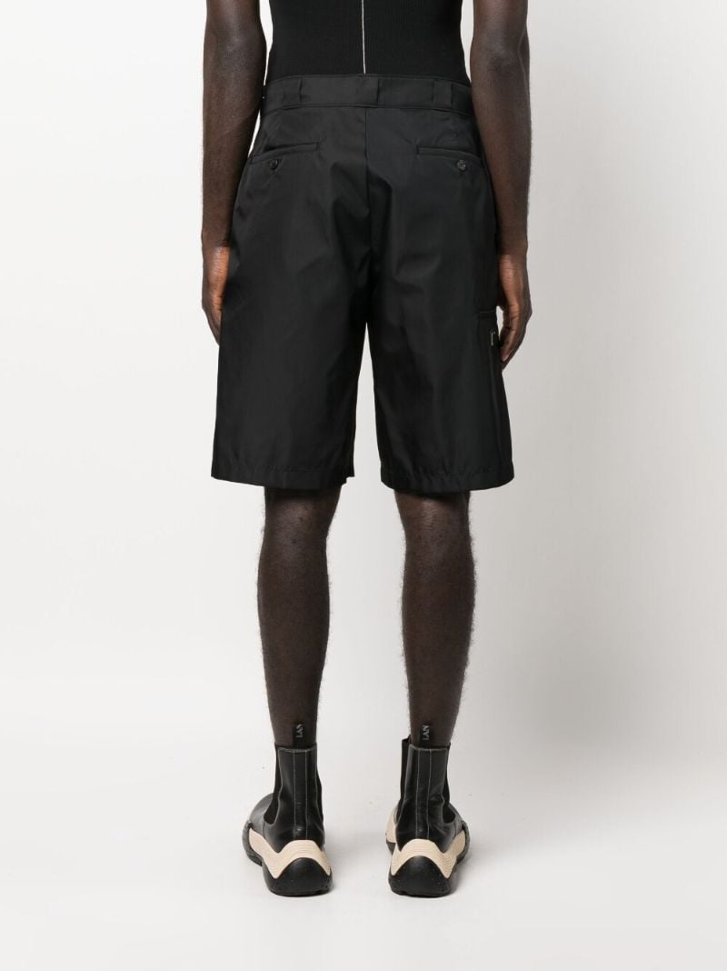 Black Knee-length Bermuda Shorts
