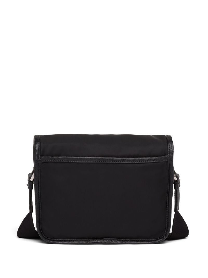 Black Re-nylon Shoulder Bag