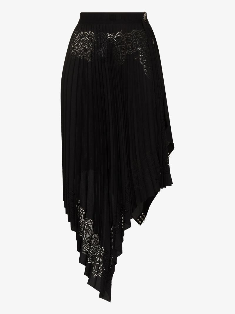Laser Cut Asymmetric Skirt