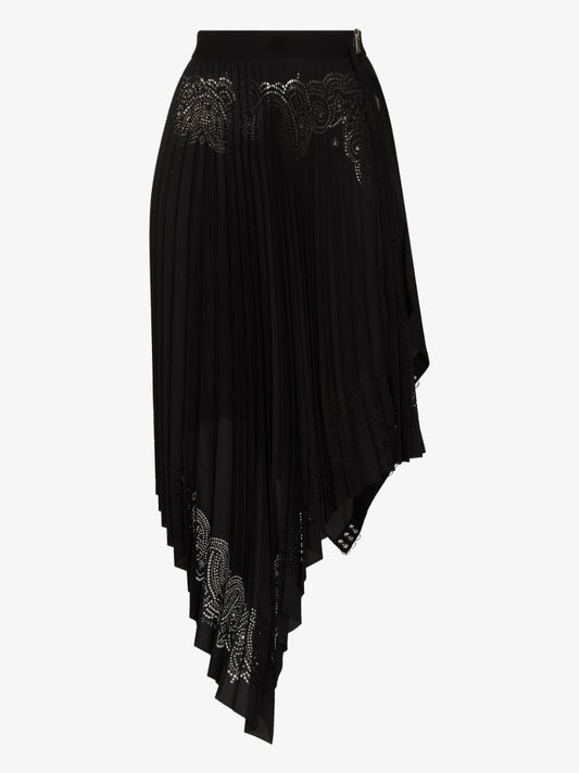 Laser Cut Asymmetric Skirt