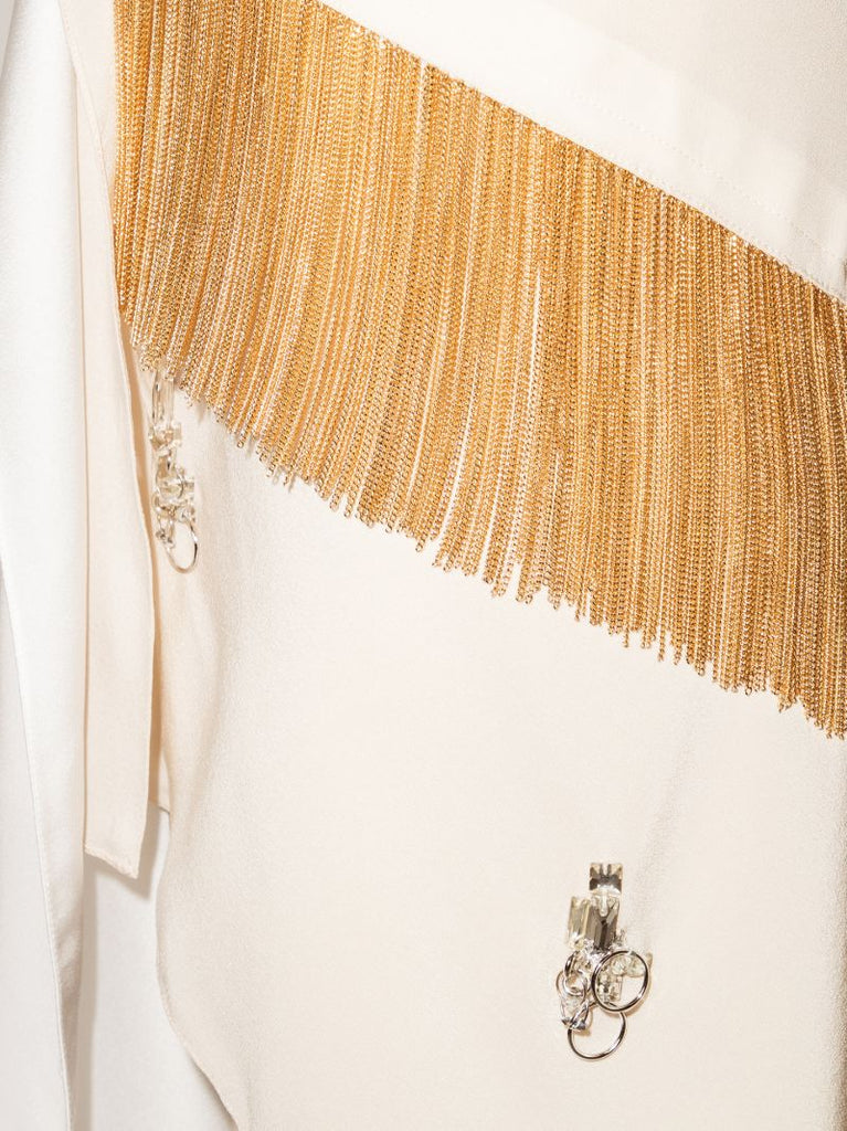 Asymmetric Embellished Skirt