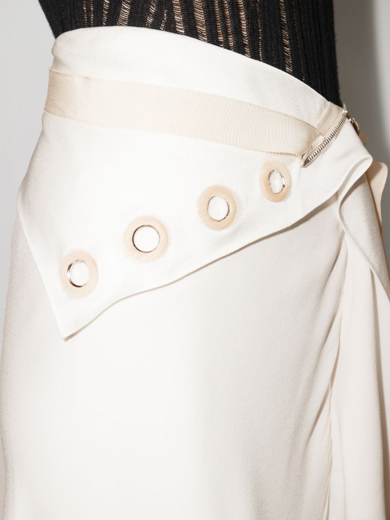 Asymmetric Embellished Skirt