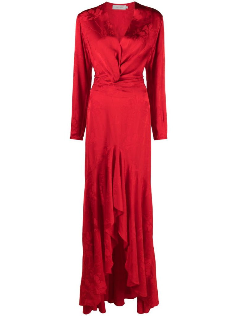 Albarella Floral Jacquard Gown