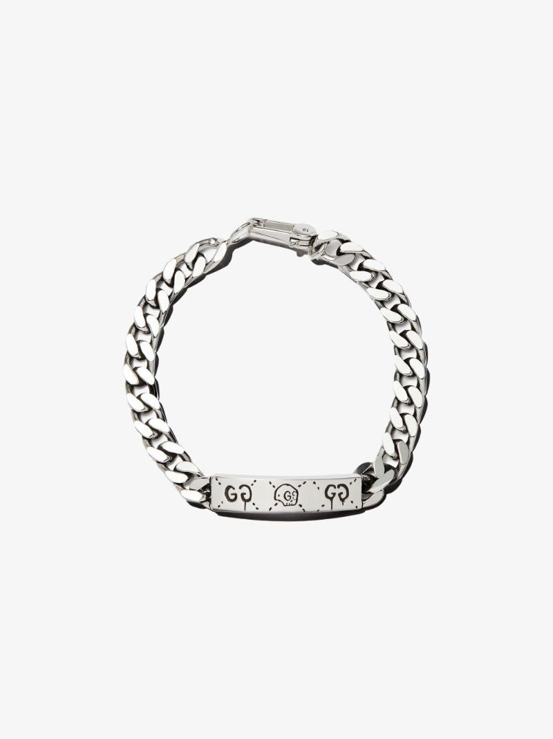 Sterling Silver Ghost Chain Bracelet