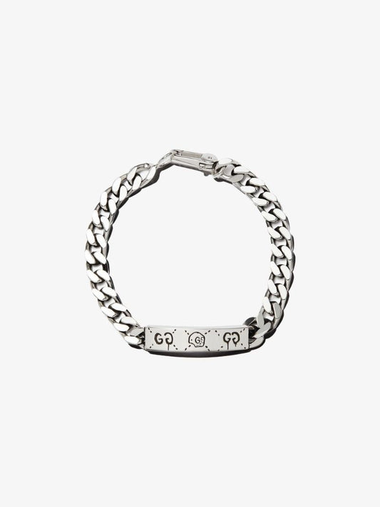 Sterling Silver Ghost Chain Bracelet