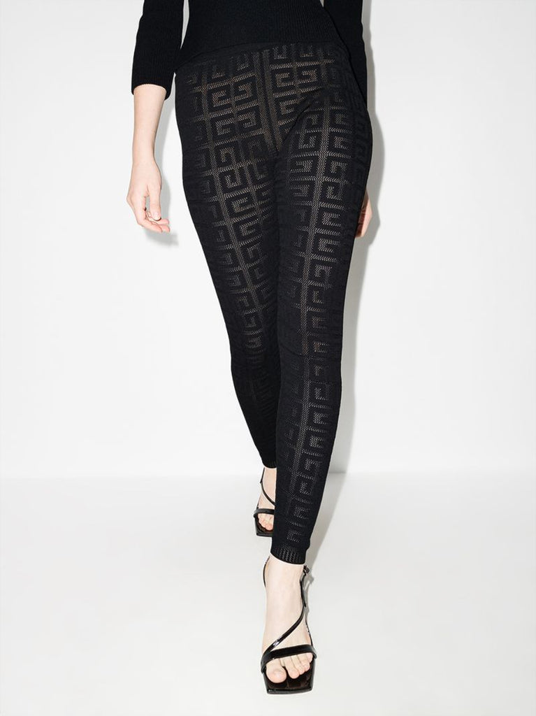 4g Logo Lace Leggings