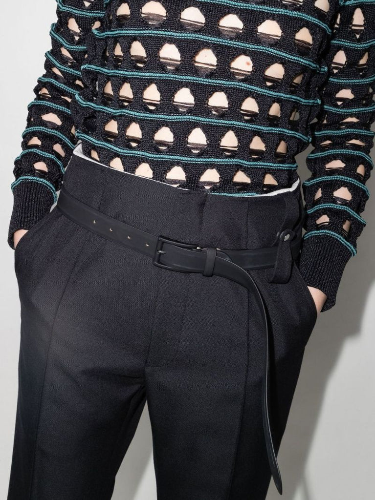 Black Leather Belt