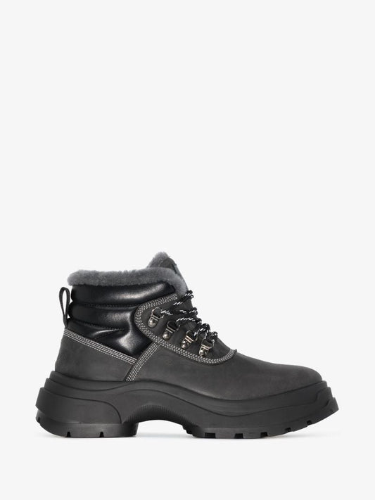 Black Leather Hiking Boots