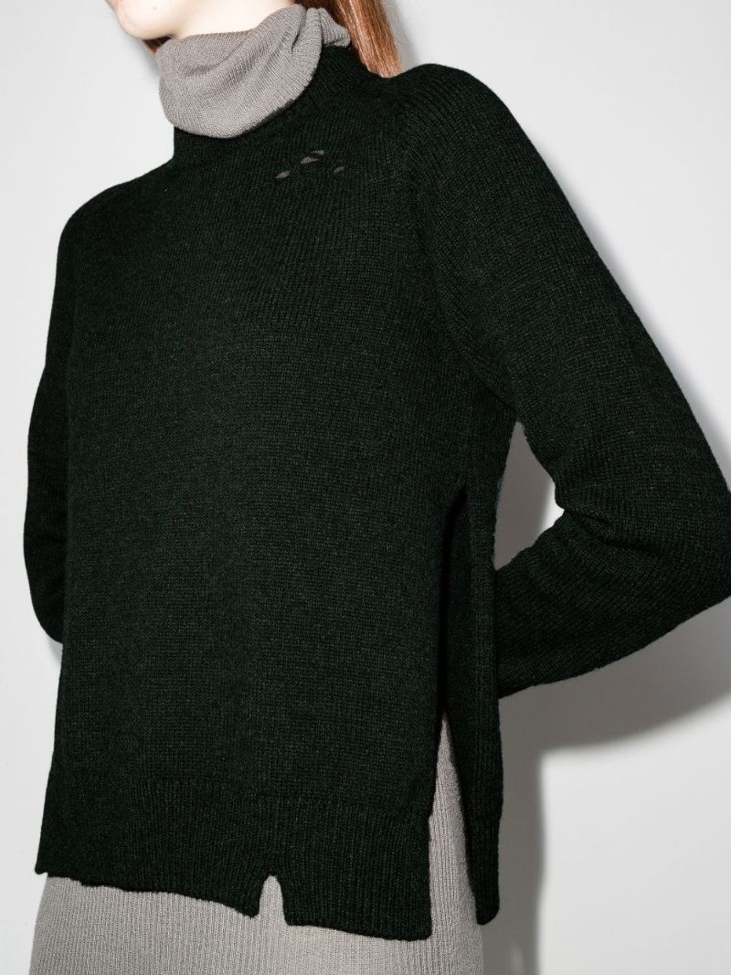 Distressed Wool Sweater