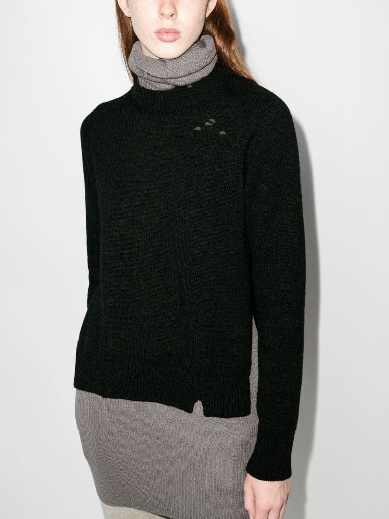 Distressed Wool Sweater
